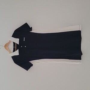 DKNY | Blue and white polo dress | size x-large